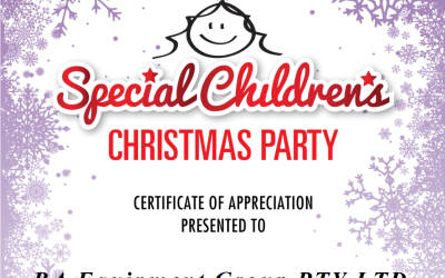 BA Equipment Group Sponsors Special Children’s Christmas Parties Across Australia